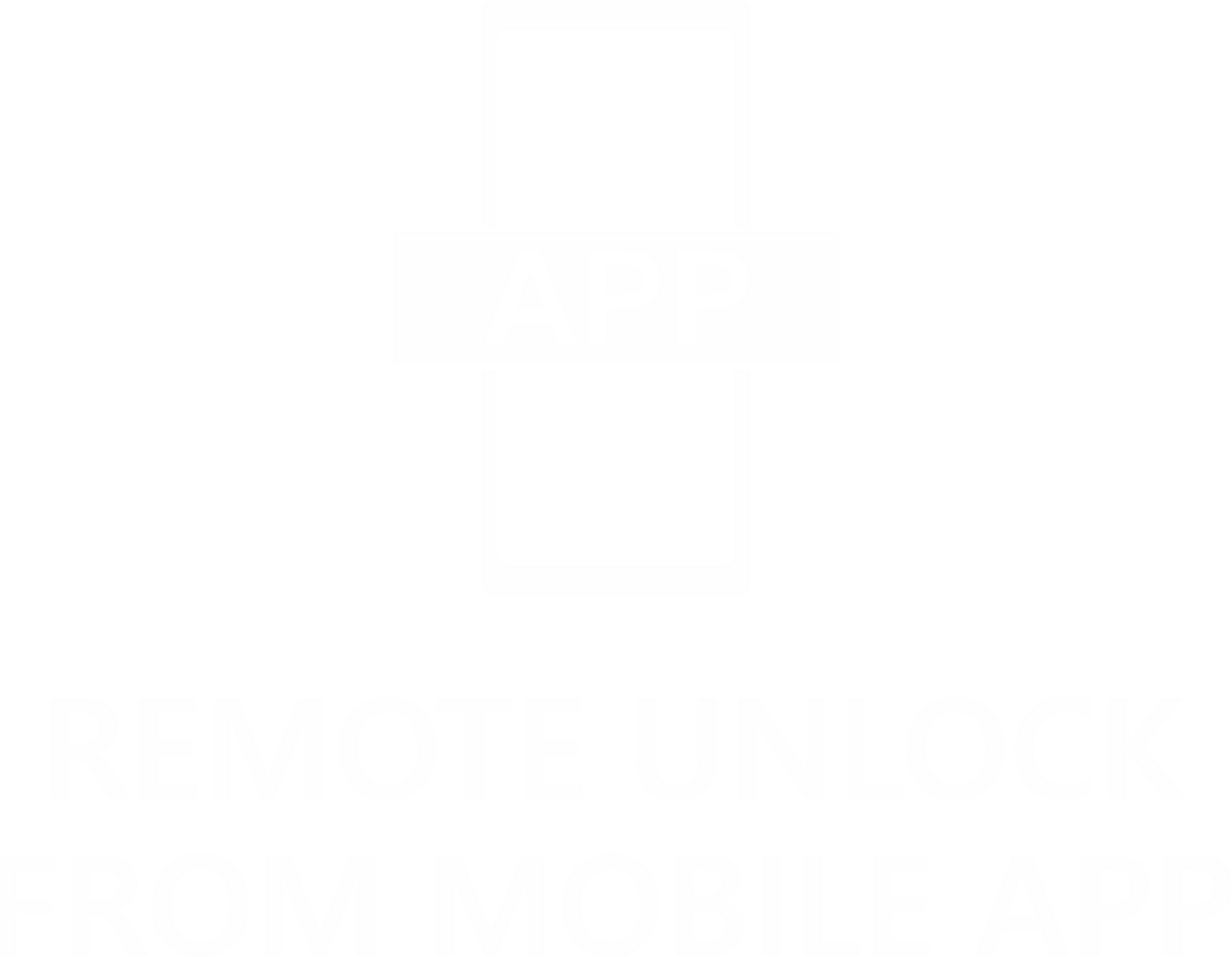 App Icon. Remote unlock from Mobile App.